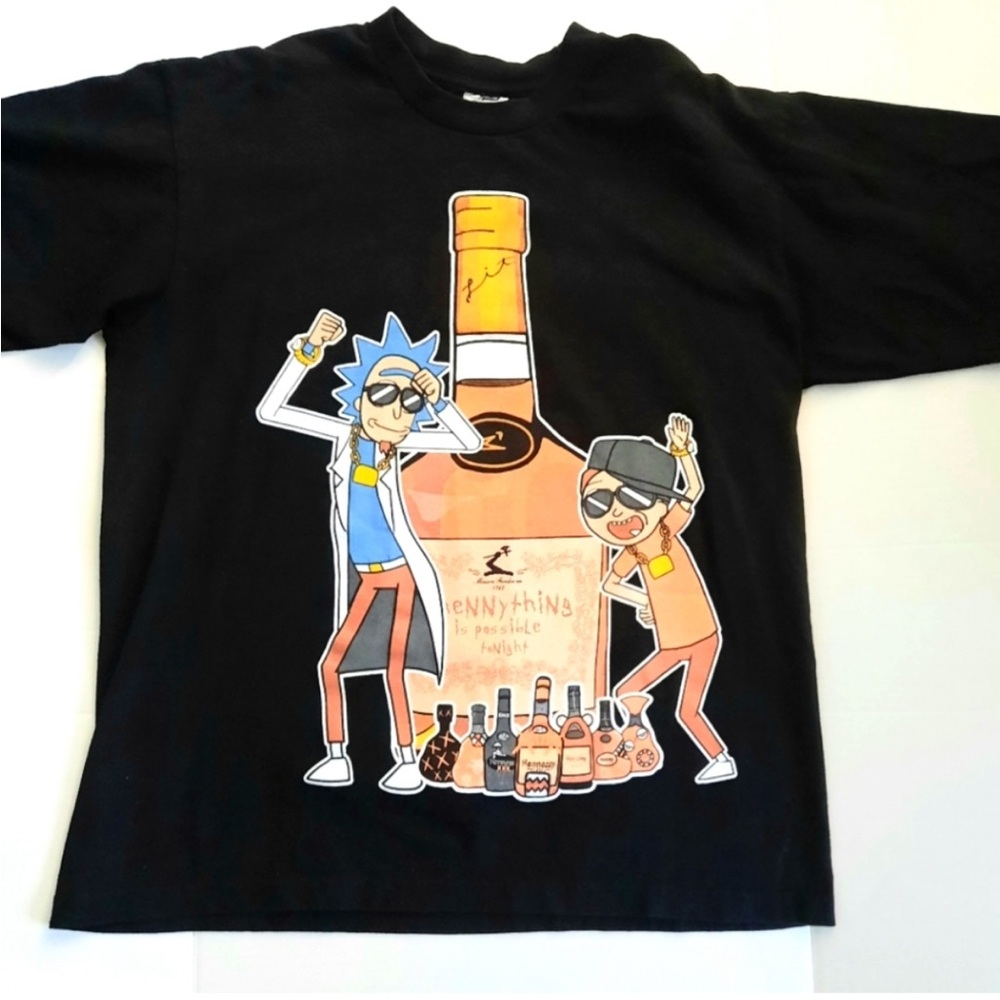 Vintage Rick & Morty Hennything T-Shirt, Pro Tag, XL